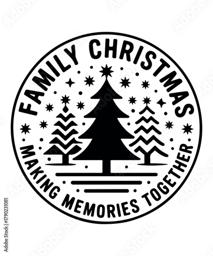 Family Christmas Making Memories Together