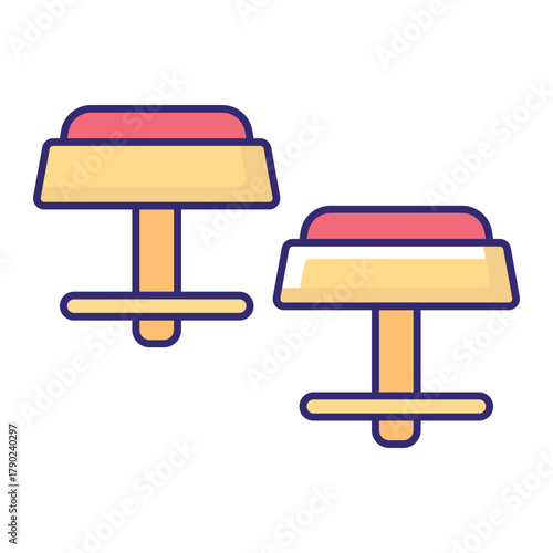 Stud Vector Icon which can easily modify or edit