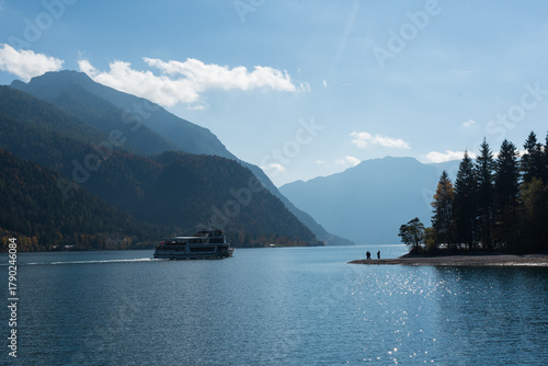 Achen Lake and Surrounding Mountains in Austria