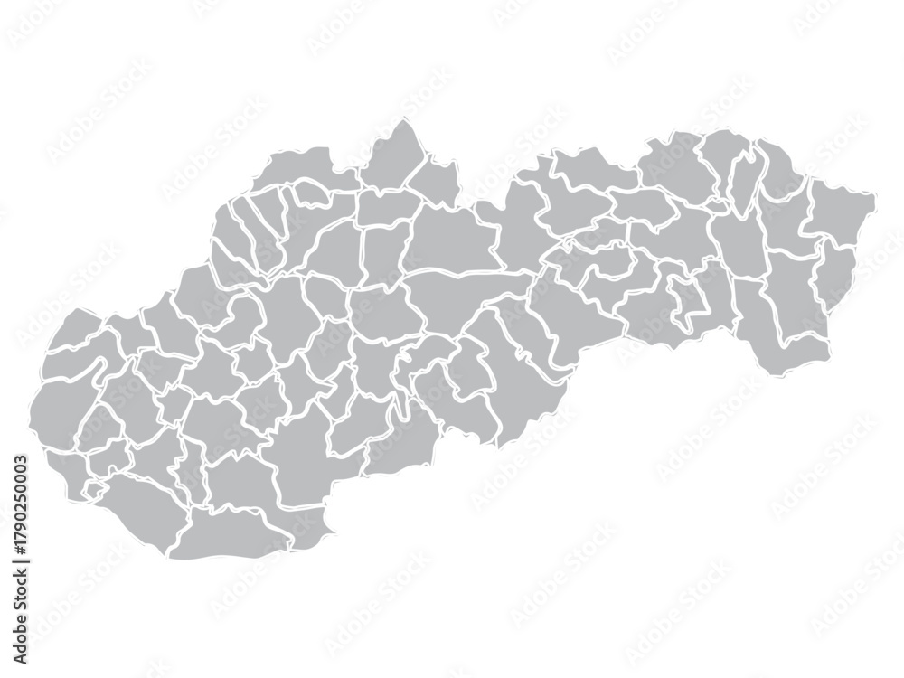 Obraz premium Slovakia Map Outline