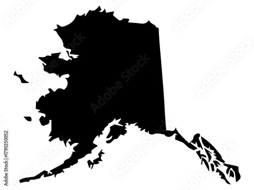 Alaska Map Outline