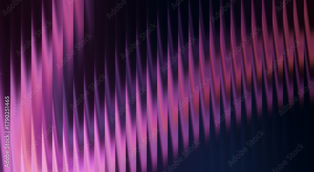Fototapeta premium Abstract pattern with sharp geometric lines and vibrant pink color tones. The image evokes a sense of depth and energy