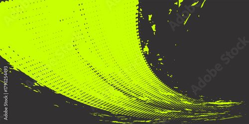 Running poster design with runner's Legs vector and colorful design illustration. with gray and green saturated splash color. landing page