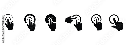 Engaging touch screen hand gestures for interactive design and user interface projects, creating a seamless digital experience and improved accessibility across platforms and devices