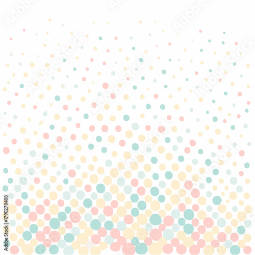 Pastel Polka Dots A Soft and Playful Halftone Gradient