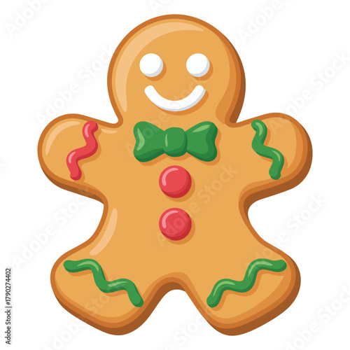 gingerbread man isolated