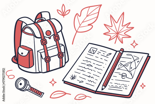 hand drawn vector illustration