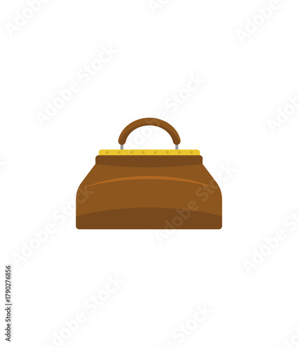 brown leather purse