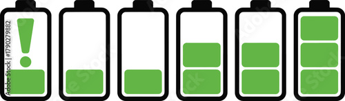 Battery charge level indicators