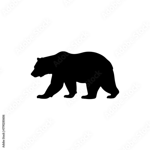 bear silhouette vector