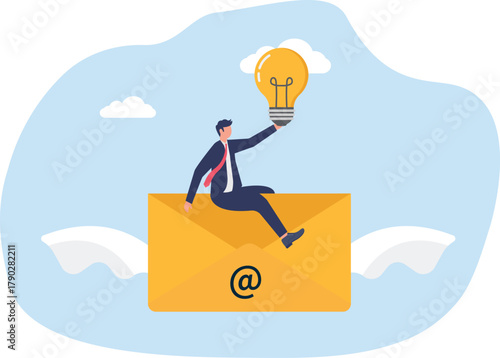 illustration of pursuing new business contract targets aligned with business ideas
