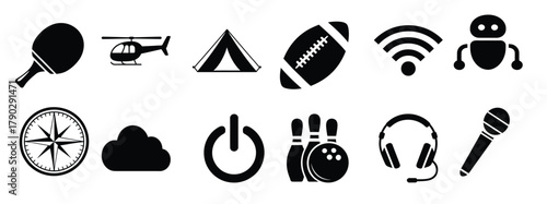 diverse pack representing creative activities hobbies