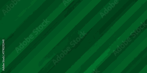 Abstract diagonal stripes in varying shades of green with a subtle textured grunge effect