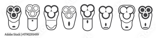  lineart electric shaver icon