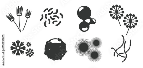 mold icons vector