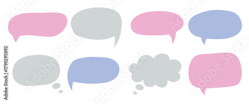 dialogue bubbles vector