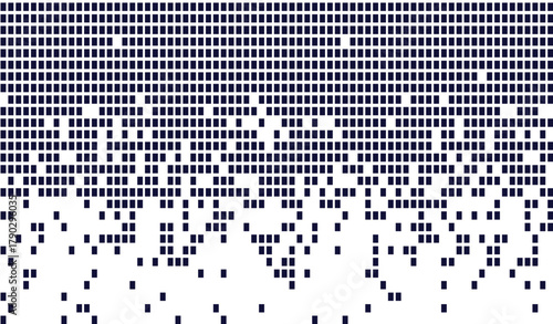 digital background with dissolving rectangular dots