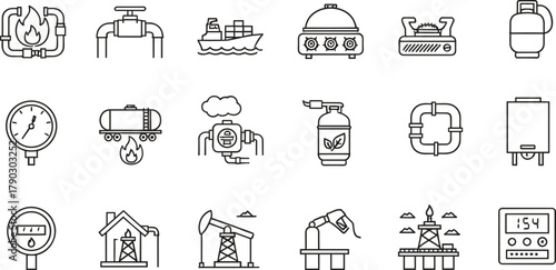 Mega Set of Hand Drawn Environment, Weather, and Ecology Doodle Line Icons Vector Illustration