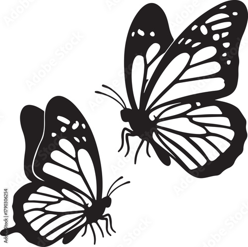 Abstract geometric silhouette with vibrant cmyk colors