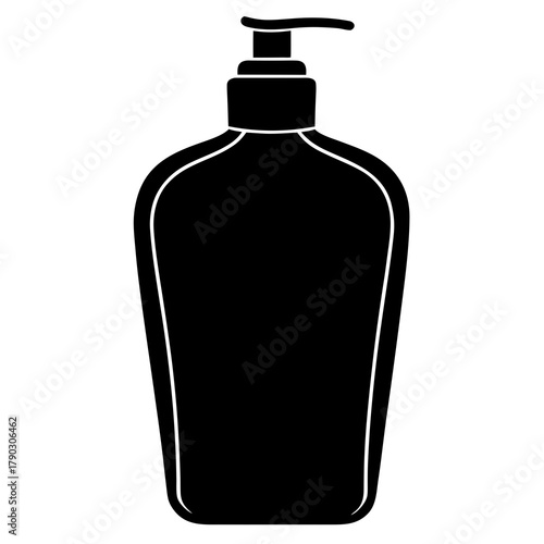 set of cosmetic bottles