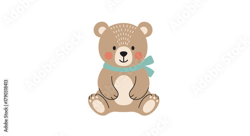 A cute cartoon fox curled up and sleeping peacefully on a soft, beige cloud-shaped cushion.