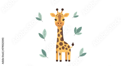 A cute cartoon koala bear peacefully sleeping on a tree branch, resting comfortably.