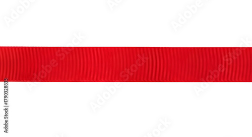 Horizontal Red Ribbon Texture fabric textile