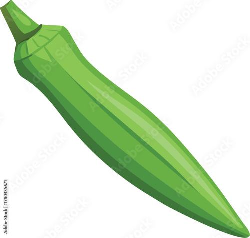 okra vector art