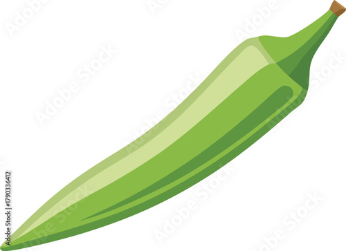 okra vector art