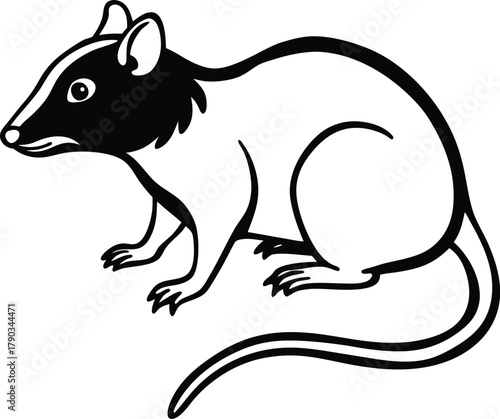 rat silhouette