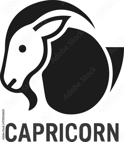 Twelve Zodiac Signs Icon Set Black and White Flat Vector Symbols