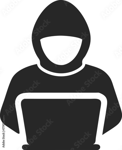 silhouette of a hacker