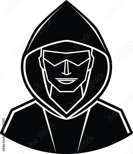 silhouette of a hacker