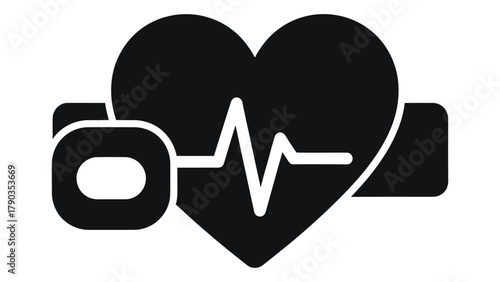Heart rate monitor icon