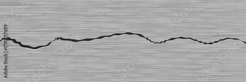 Siver metal background with crack
