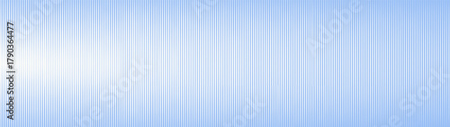 Vertical lines halftone pattern light ray effect ultra wide 32:9 aspect ratio light blue vector conceptual abstract background. Striped half tone futuristic technology ultrawide graphical abstraction