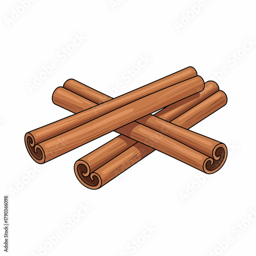 Warm, aromatic cinnamon sticks arranged artfully, perfect for enhancing culinary creations and cozy winter recipes