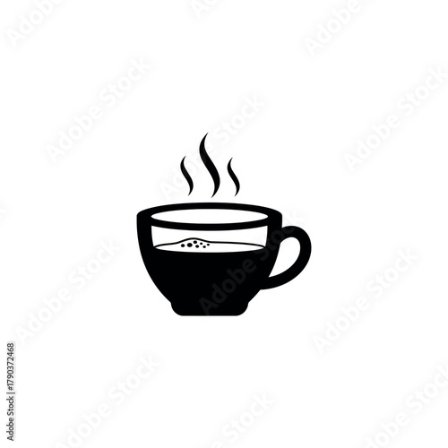 Espresso Shot Icon Silhouette