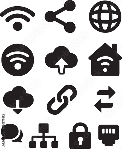 Daily necessities icon vector art আইকন