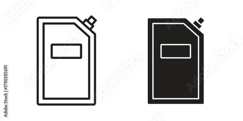 Doy vector with glyph style. Stroke liner iconspouch icon vector with glyph style. Stroke liner icons