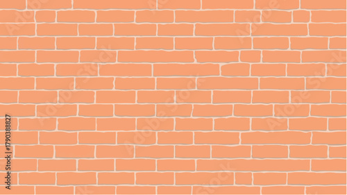 Brick wall background. Brick wall texture for urban interiors, vintage design, and exterior decor. 