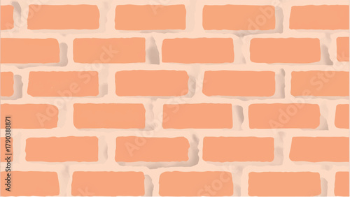 Brick wall background. Brick wall texture for urban interiors, vintage design, and exterior decor. 