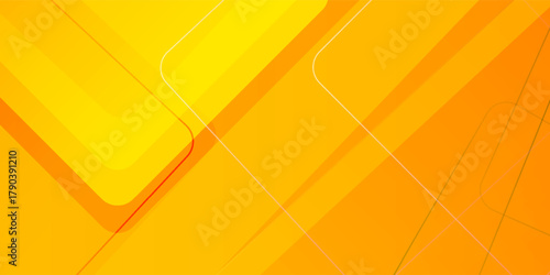 Abstract orange and yellow geometric background. Dynamic shapes composition. Cool background design for posters.