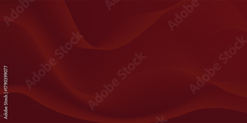 Contemporary technology cover design set. Luxury background with red line pattern (guilloche curves). Premium vector tech backdrop for business layout, digital certificate, formal brochure template