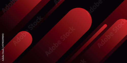 Abstract background with minimalist geometric shapes. Modern and futuristic red gradient light background for covers, social media, marketing, presentations, and certificates.