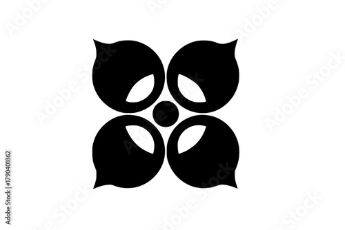 Three Nutmegs Triangle Unity | Clean, isolated vector art for creative projects.