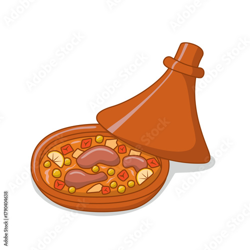 Moroccan Tagine Stew with Chicken, Chickpeas, and Lemon