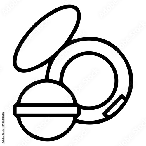 Compact Makeup Powder Icon