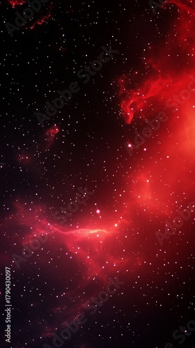 Stunning View of a Nebula Filled With Stars Against a Dark Cosmic Background