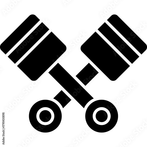 Piston Icon Vector Element